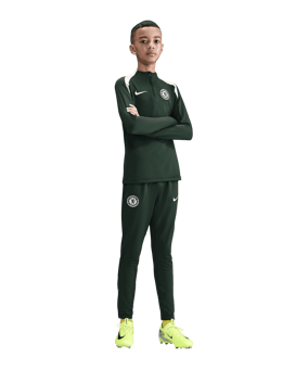 Nike FC Chelsea London Strike Drill Top Sweatshirt Kids Grün F347 - gruen