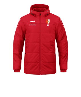 JAKO Team Coach Kapuzenjacke Rot F100