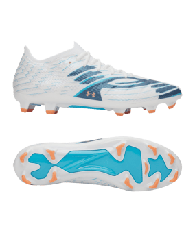 Under Armour Shadow Pro 4 FG Boundless Blue Weiß F100 - weiss