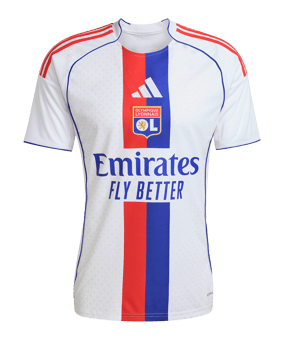adidas Olympique Lyon Trikot Home 2025/2026 Weiß - weiss