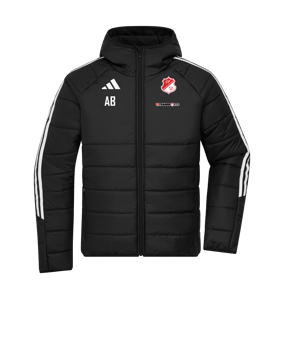 adidas Tiro 24 Winterjacke Schwarz Weiss
