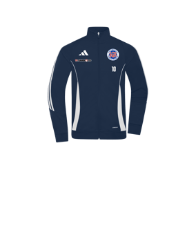 adidas Tiro 24 Trainingsjacke Kids Blau Weiss