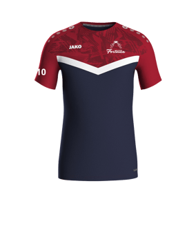 JAKO Iconic T-Shirt Blau Rot F901