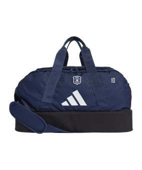 adidas Tiro League Duffel Bag Gr. S Blau Weiss