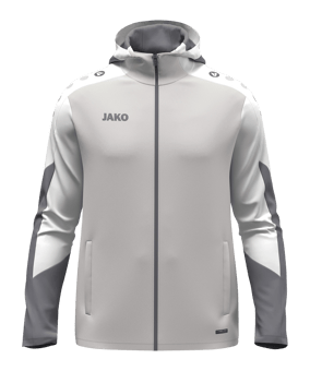 JAKO Dynamic Kapuzenjacke Kids Grau F837 - grau