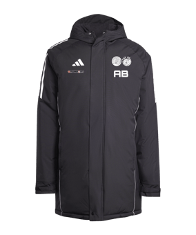 adidas Tiro 24 Winterjacke Schwarz Weiss