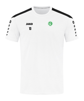 JAKO Power T-Shirt Damen Weiss Schwarz F000