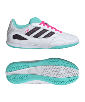 adidas Super Sala III IN Kids Weiß - weiss