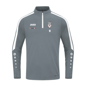 JAKO Power Sweatshirt Grau Weiss F840
