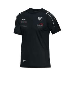 JAKO Classico T-Shirt Schwarz Weiss F08