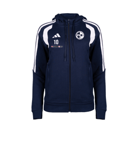 adidas Tiro 26 League Kapuzenjacke Damen Dunkelblau