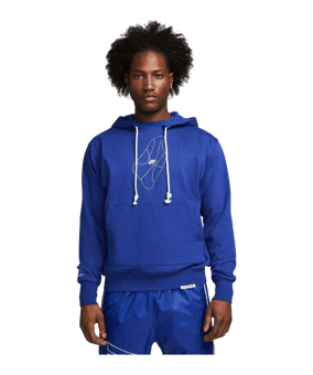 Nike Standard Issue Chain Hoody Blau Weiss F455 - blau