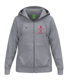 Erima TS Kapuzenjacke Damen Grau