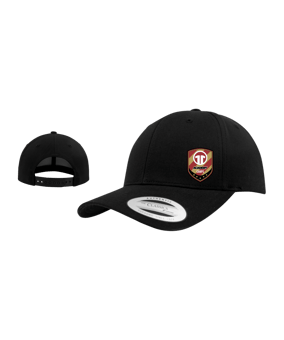 11ts Academy Curved Cap Schwarz - schwarz