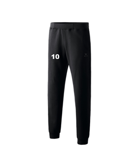 Erima Sweatpant mit Bündchen Schwarz