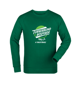 Merch Roller Sweatshirt Bottle Green | #faustball