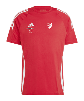 adidas Tiro 24 T-Shirt Rot Weiss