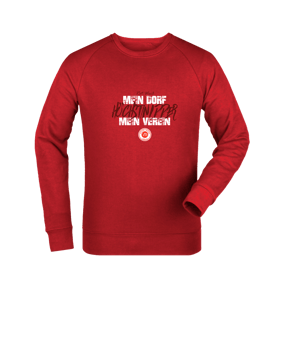 Merch Roller Sweatshirt Red | #dorf