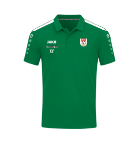 JAKO Power Poloshirt Grün Weiss F200