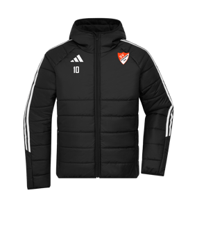 adidas Tiro 24 Winterjacke Schwarz Weiss