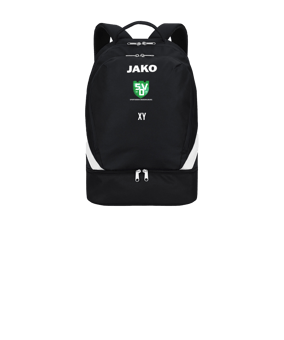 JAKO Iconic Rucksack mit Bodenfach Schwarz F800