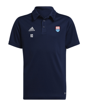 adidas Entrada 22 Poloshirt Kids Dunkelblau