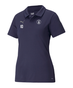 PUMA teamLIGA Sideline Polo Damen Dunkelblau F06