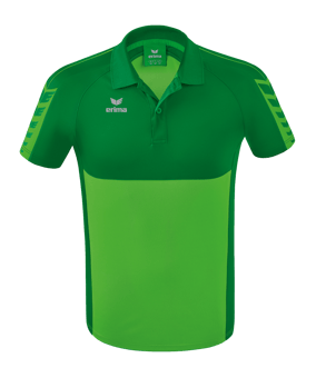 Erima Six Wings Poloshirt Grün - gruen