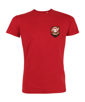 11ts Academy Shirt Brustlogo Rot - rot