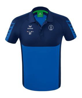 Erima Six Wings Poloshirt Blau