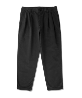 Stan Ray Twill Double Pleat Chino Schwarz - schwarz