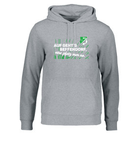 Merch Drummer 2.0 Hoody Heather Grey | #aufgehts