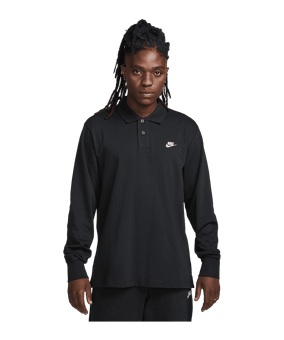 Nike Club Knit Polo Schwarz F010 - schwarz