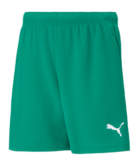 PUMA teamRISE Short Kids Grün Weiss F05 - gruen