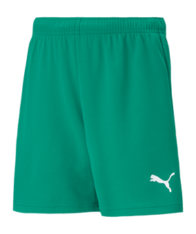 PUMA teamRISE Short Kids Grün Weiss F05