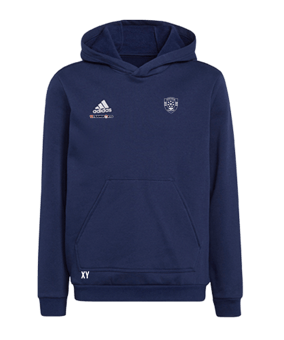 adidas Entrada 22 Hoody Kids Blau