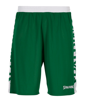 Spalding Essential Reversible Short Kids Grün F04 - schwarz