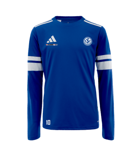 adidas Squadra 25 Trikot Langarm Blau