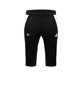 adidas Tiro 24 3/4 Trainingshose Schwarz Weiss
