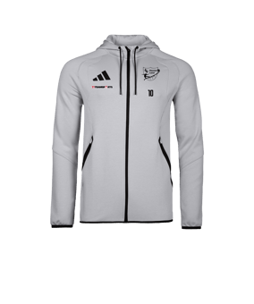 adidas Tiro Travel Hoody Grau