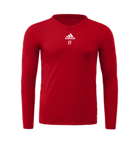 adidas Team Base Top langarm Rot