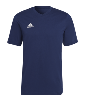 adidas Entrada 22 T-Shirt Blau - blau