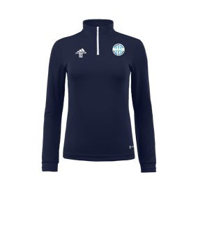 Sweatshirt à col zippé mi-haut enfant adidas Entrada 22 Bleu