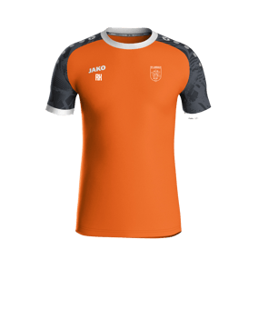 JAKO Iconic Trikot Kids Orange Schwarz F351
