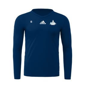 Maillot à manches longues Team Base bleu blanc 