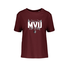 Merch Muser T-Shirt Women Burgundy | #onTour