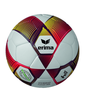 Erima Hybrid Futsal Trainingsball Rot Gelb - rot