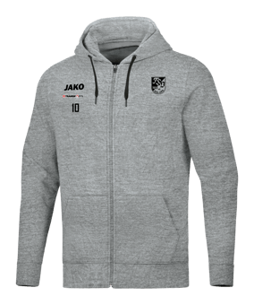 JAKO Base Kapuzenjacke Grau F41