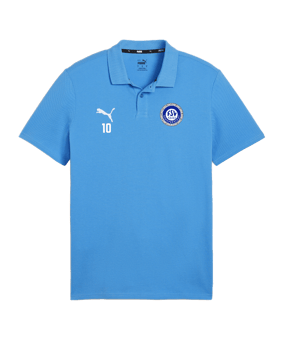 PUMA teamGOAL Casuals Poloshirt Blau F02