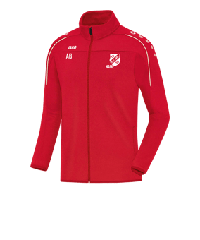 JAKO Classico Trainingsjacke Rot Weiss F01
